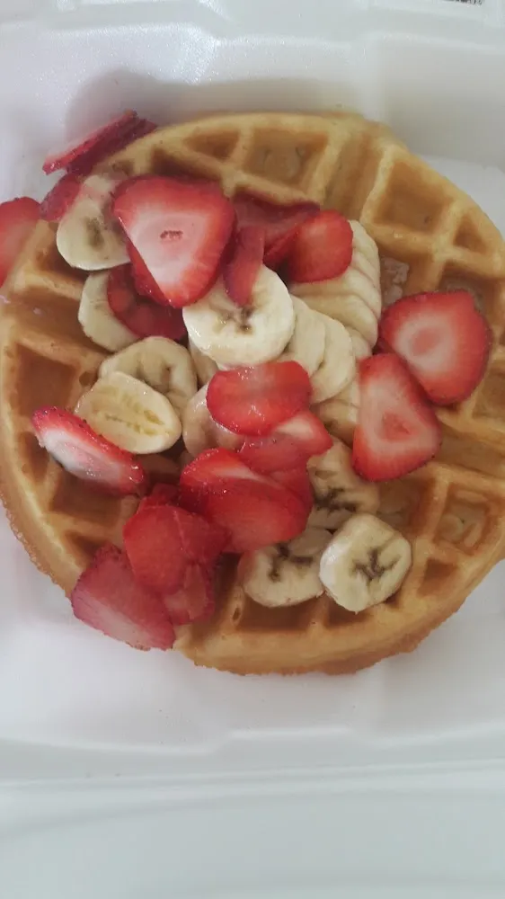 Waffle with Fruit